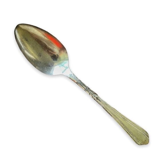 Vintage Oneida Tudor Plate 1937 June Nursery Teaspoon - Picture 1 of 10
